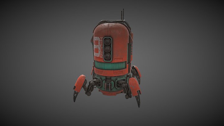 Spiderbot 3D Model