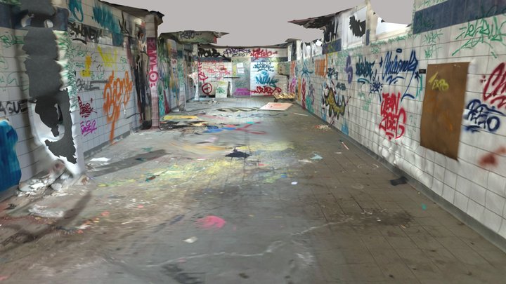 Graffiti room 2 3D Model