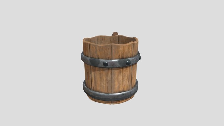 Stylised old Cup 3D Model
