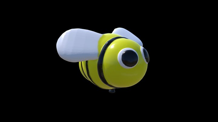 Medium | Bee-Balloon 3D Model