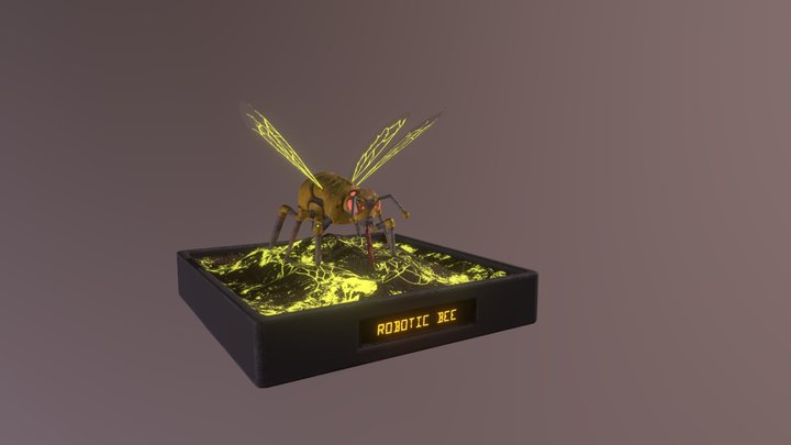 Robotic Bee 3D Model