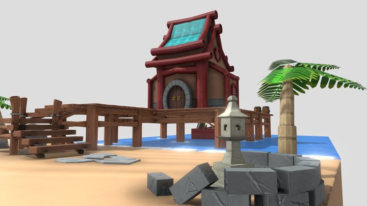 World of Warcraft inspired diorama. 3D Model