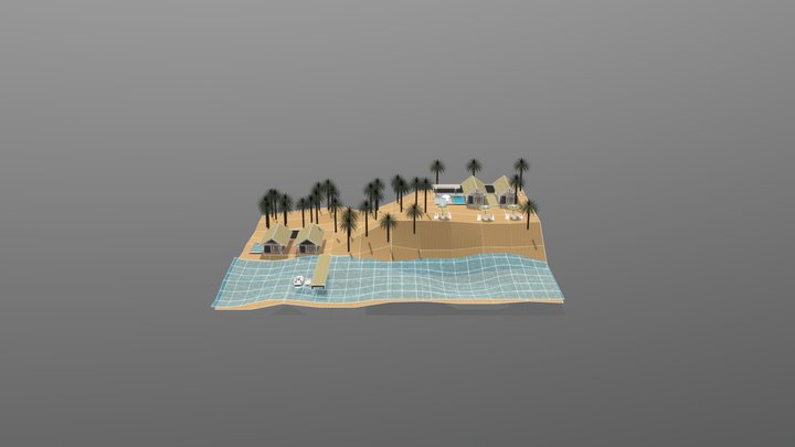 591710107 beach2 3D Model