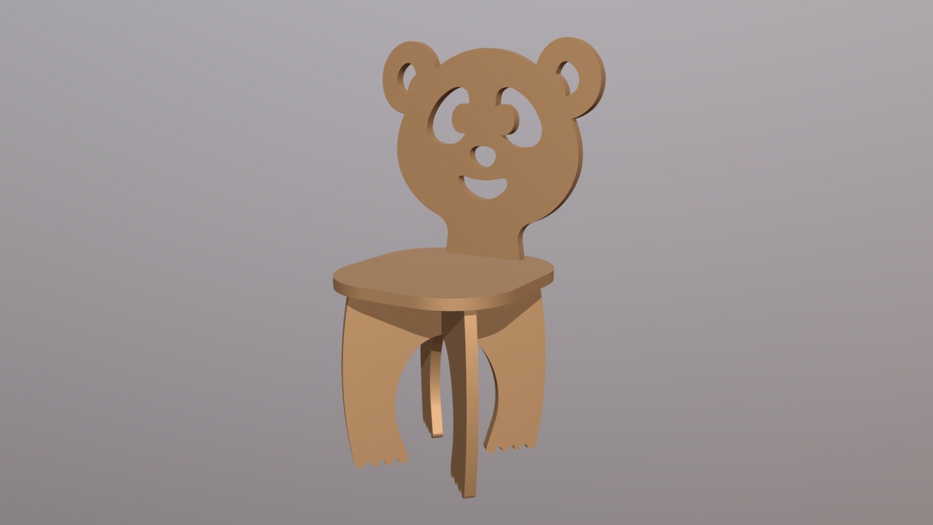 Panda Chair CNC Furniture Project