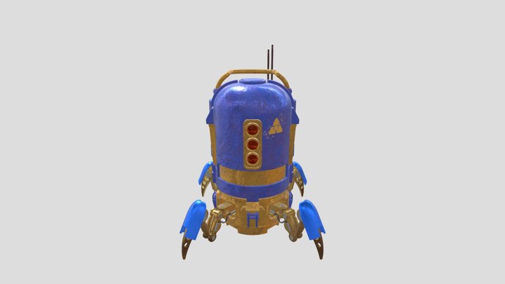 spider bot 3D Model