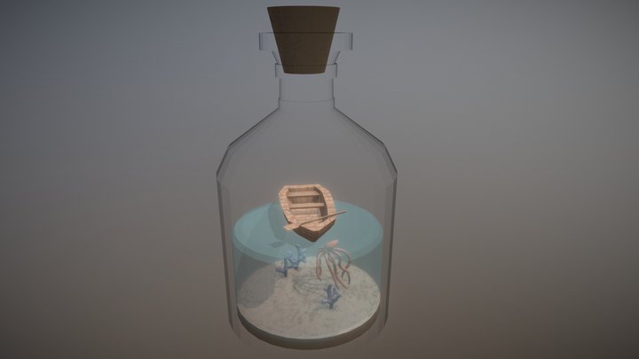 butelka 3D Model
