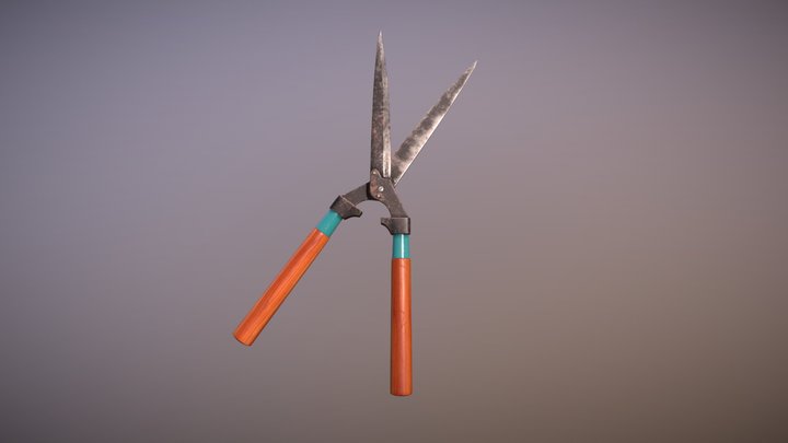 Hedge Shears 3D Model