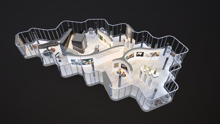 Gallery interior 3D Model