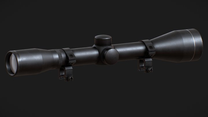 Sniper Scope Rework [2K/1K] 3D Model