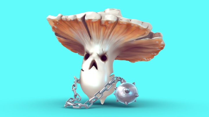 Mushroom Fighter 3D Model