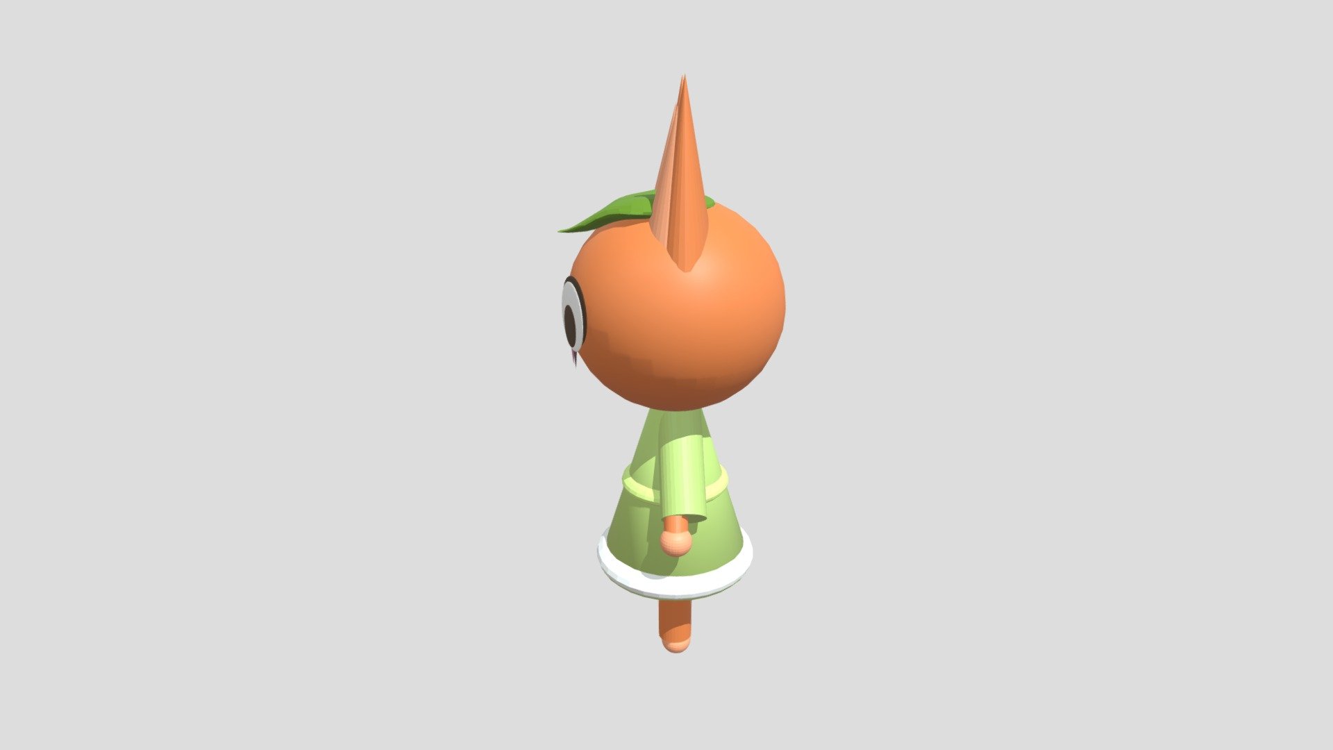 tangy from animal crossing 3D model by Winsykhaw [001bbbb] Sketchfab