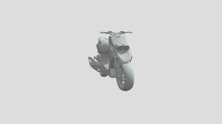 Yamaha mbk rocket bcd 3D Model