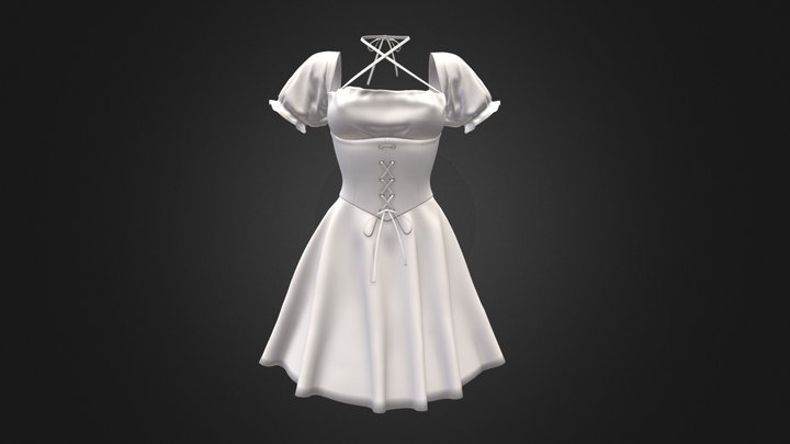 Autumn Dress 3D Model