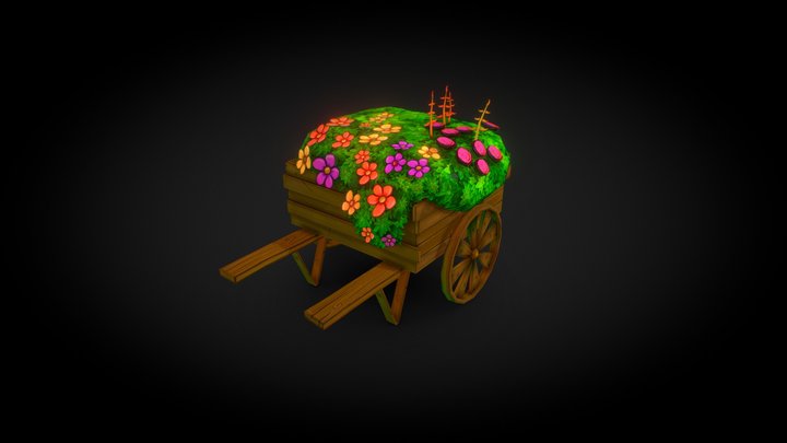 Cart Texture 3D Model