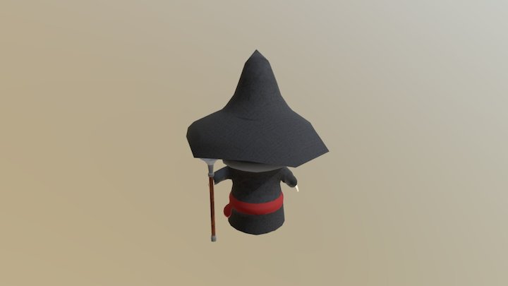 Black Mage 3D Model