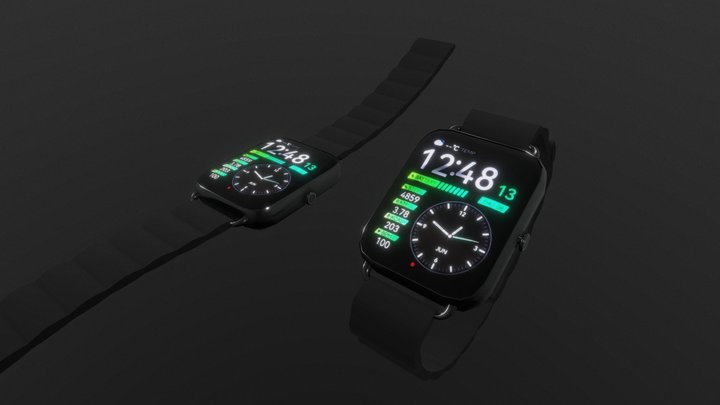 FREE - Smart Watches 3D Model