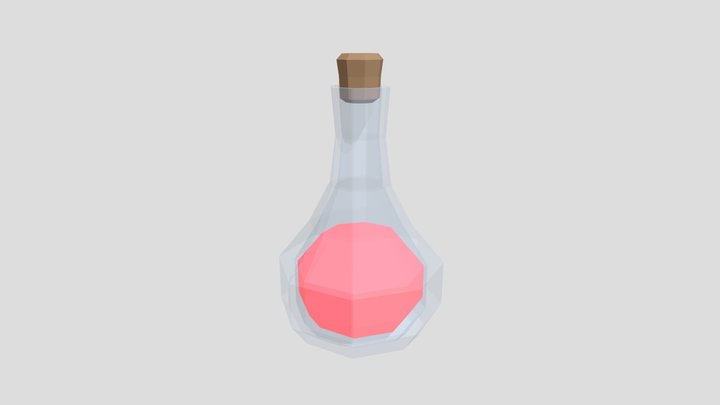 Red Potion 3D Model