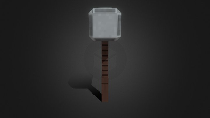 Mjolnr 2(Minecraft) 3D Model