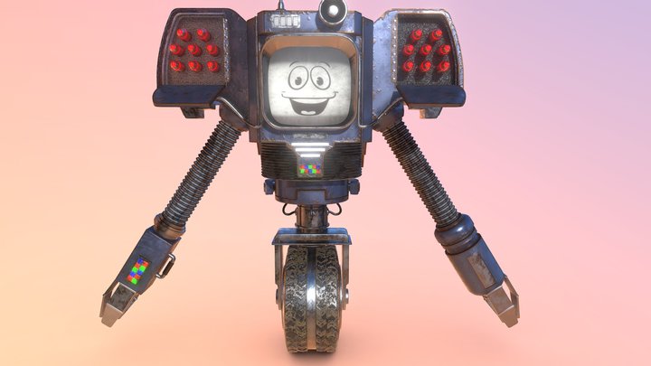 Securitron Remake - Fallout New Vegas 3D Model