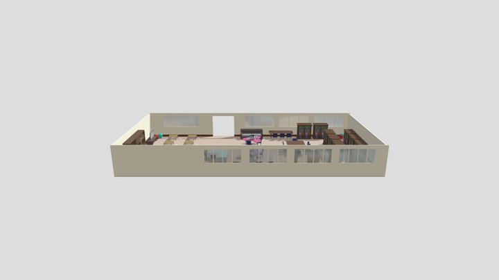 Queen_Library 3D Model