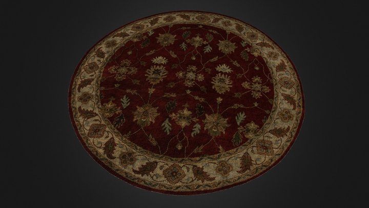 DT Carpet Round 01 3D Model