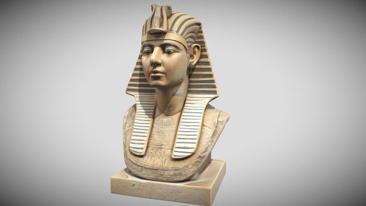 Pharaoh 3D Bust
