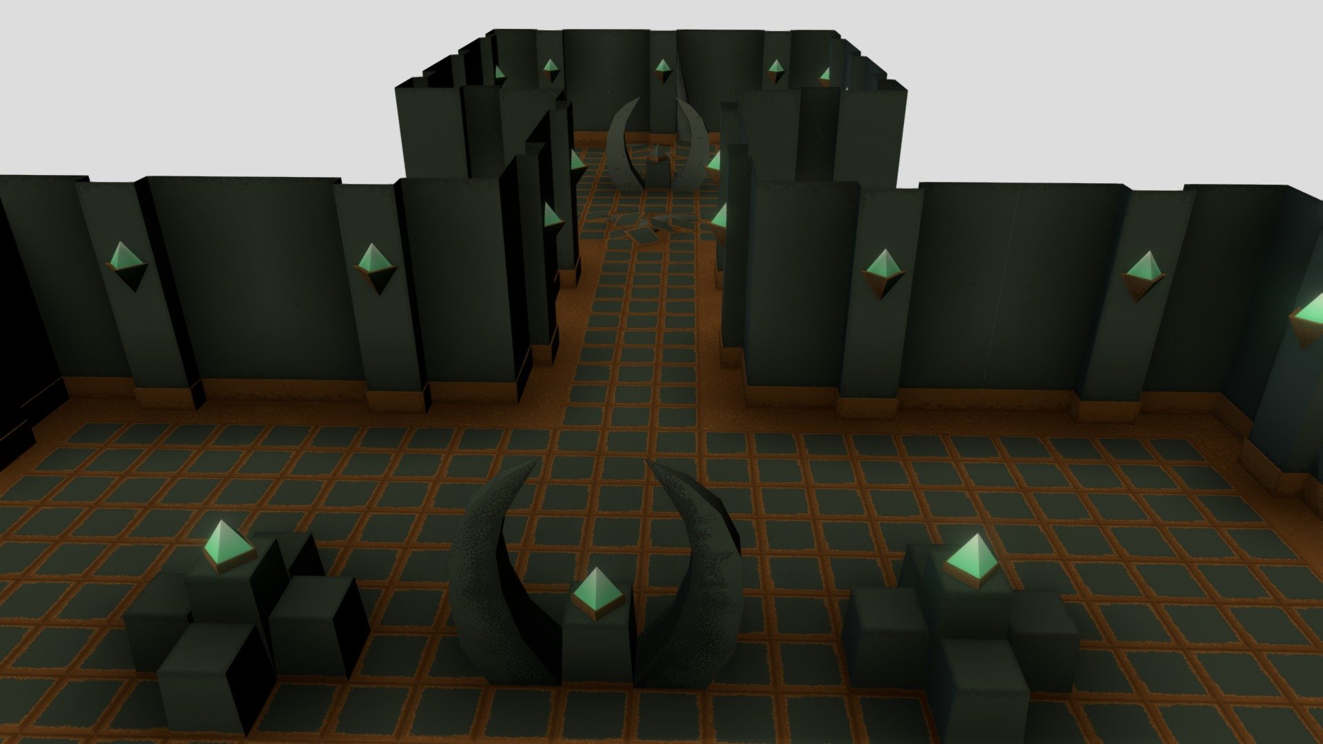 Corrupted Temple - 3D model by calloway.hansell [001ffc9] - Sketchfab