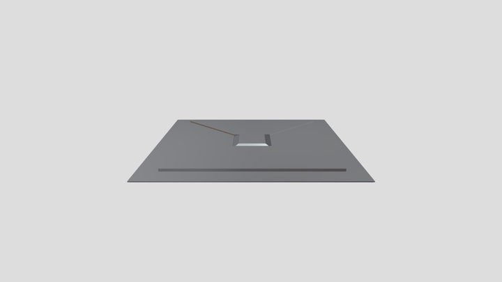 Sci-Fi Roof tile 3D Model