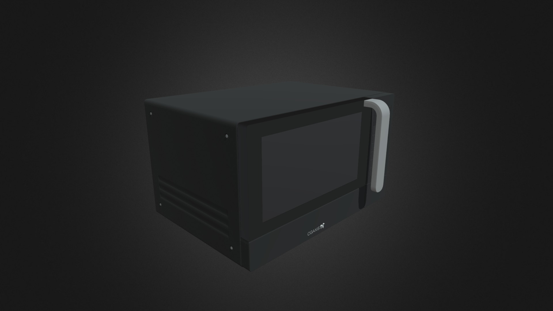 3D model Microwave - This is a 3D model of the Microwave. The 3D model is about a rectangular electronic device.