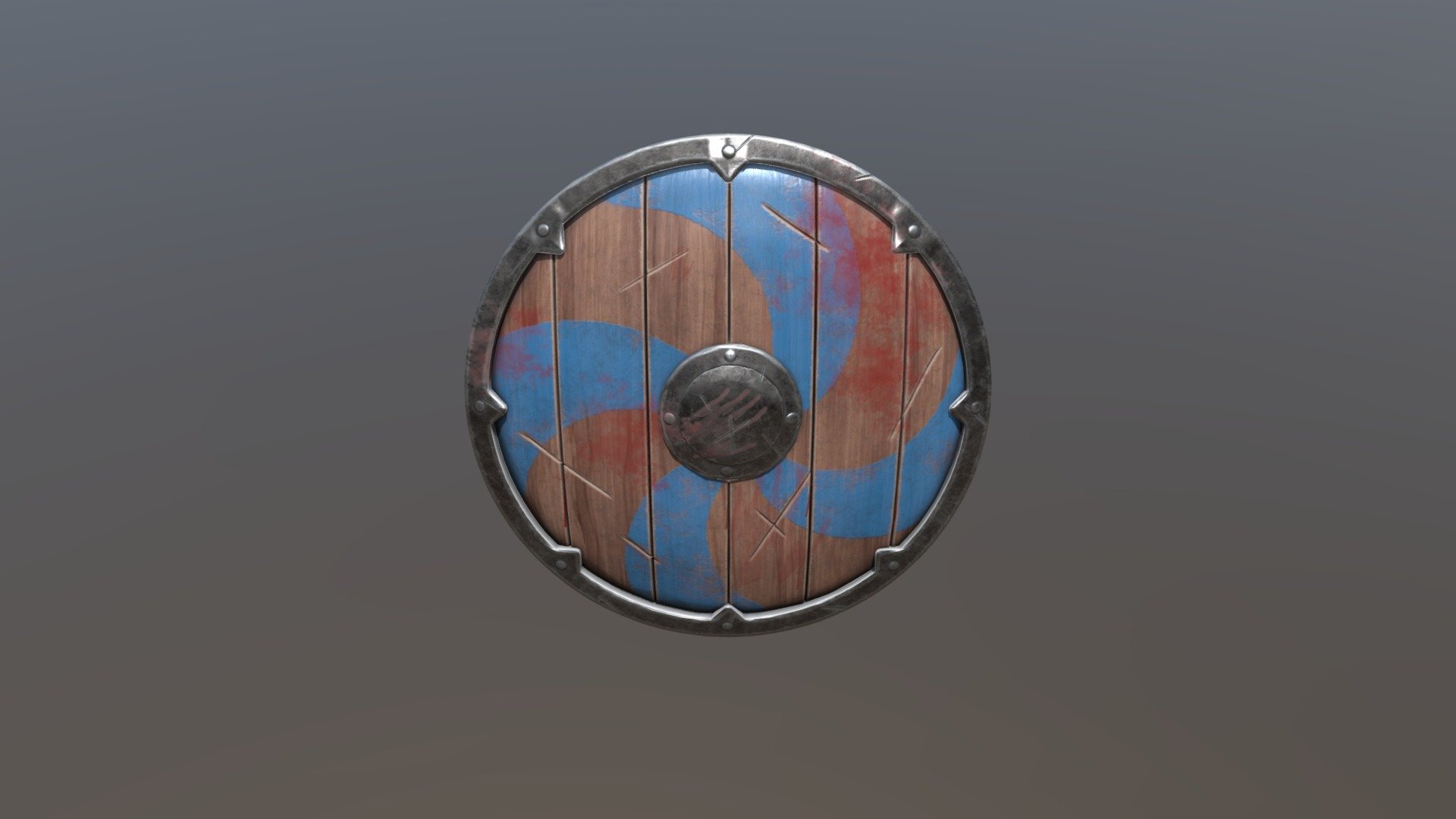 Viking Shield - 3D model by yohan_renard (@Cross38) [0020803] - Sketchfab