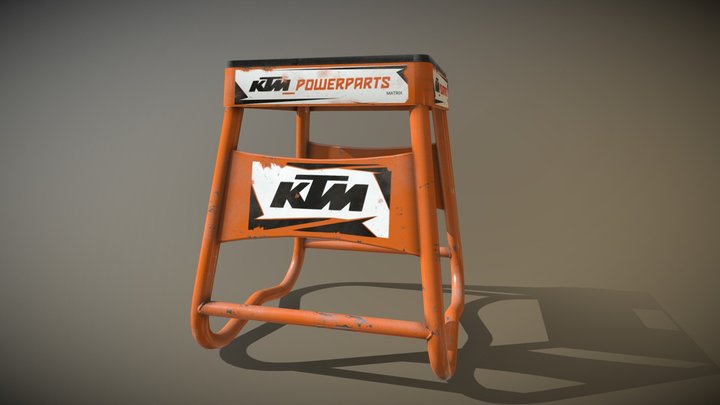 KTM bike stand 3D Model