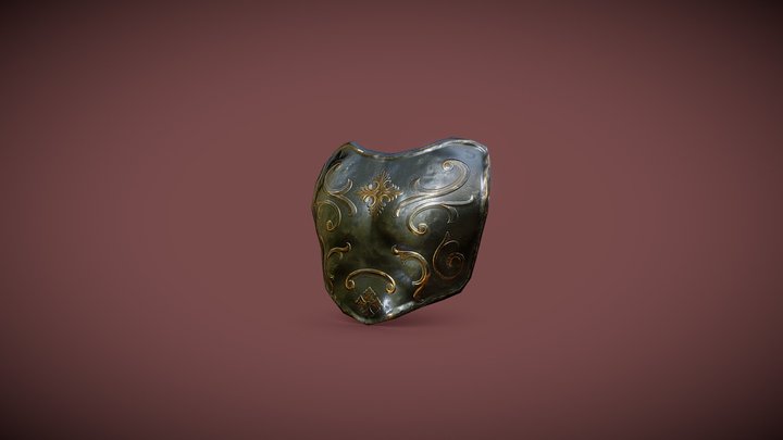 armdura de curso modelado 3D 3D Model