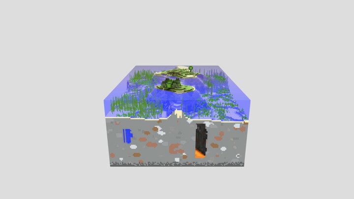 minecraft islend 3D Model