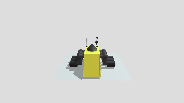Space rover 3D Model