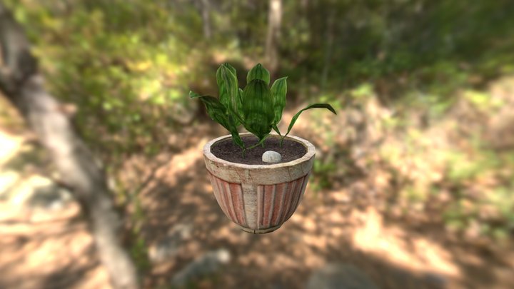 leaf pot 3D Model