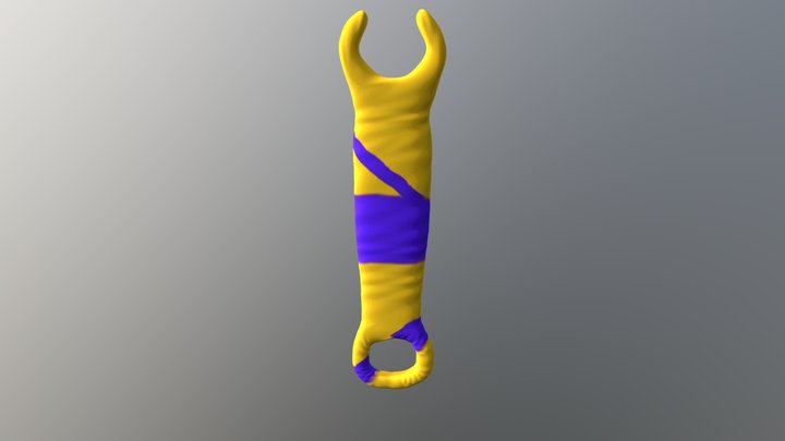 Arma De Choque Texturizado 3D Model