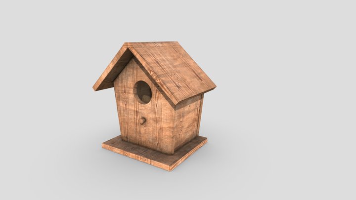 BirdHouse 3D Model