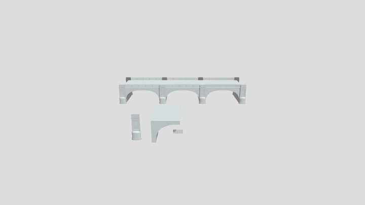 Bridge (Modular Modeling) 3D Model