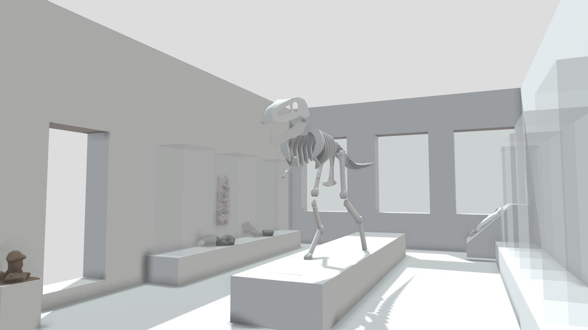 Hall of paleontology