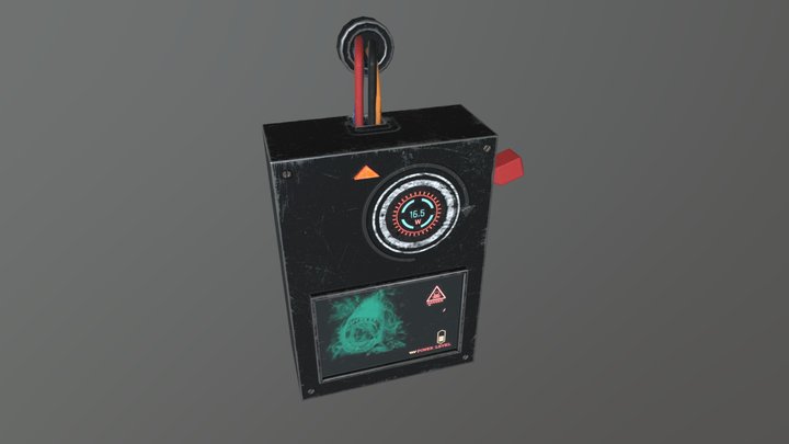 PowerBoard - Game Ready 3D Model