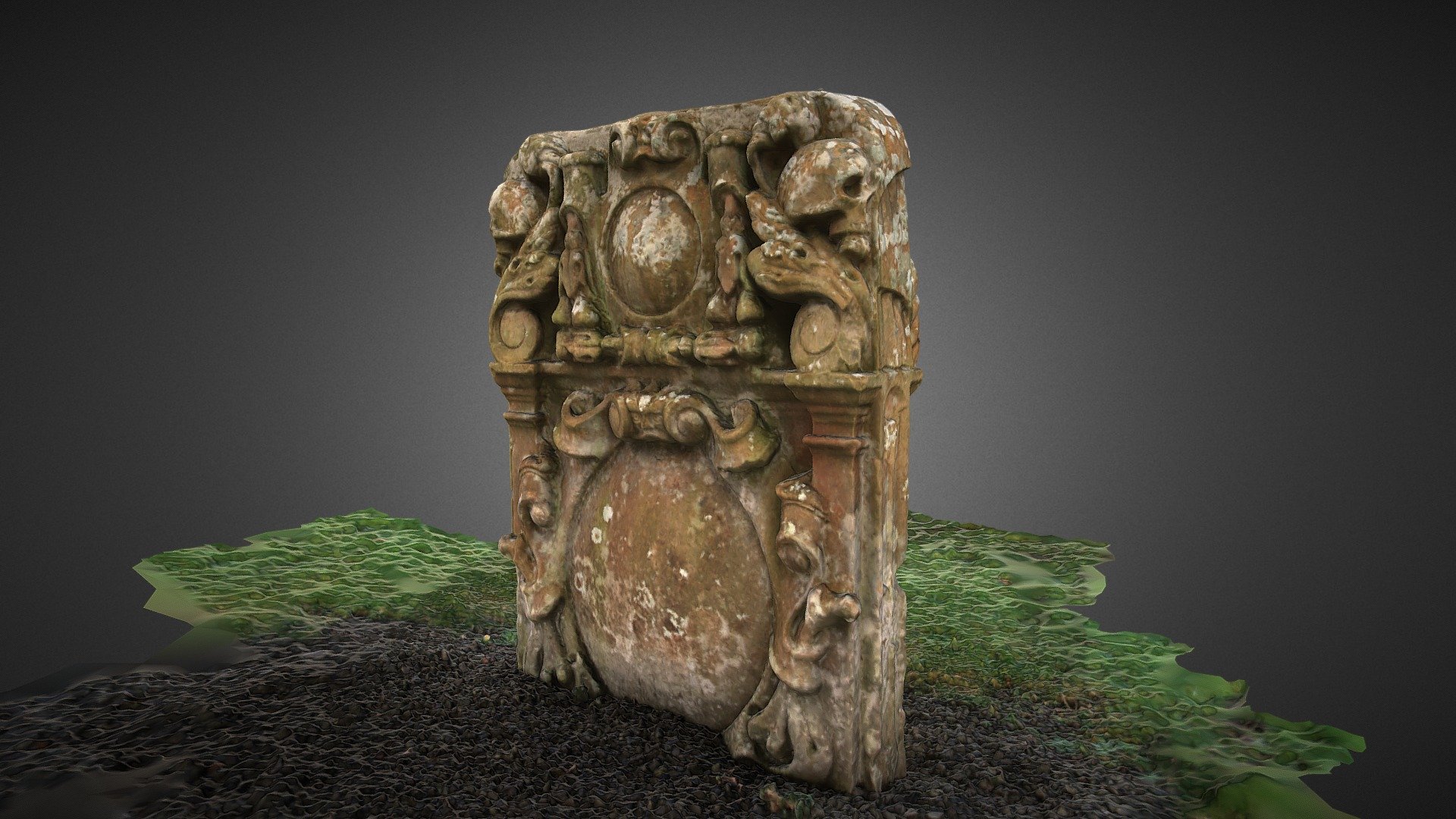 1722 headstone, East Saltoun, East Lothian