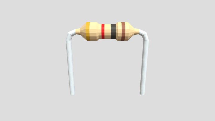1k_ohm_resistor 3D Model