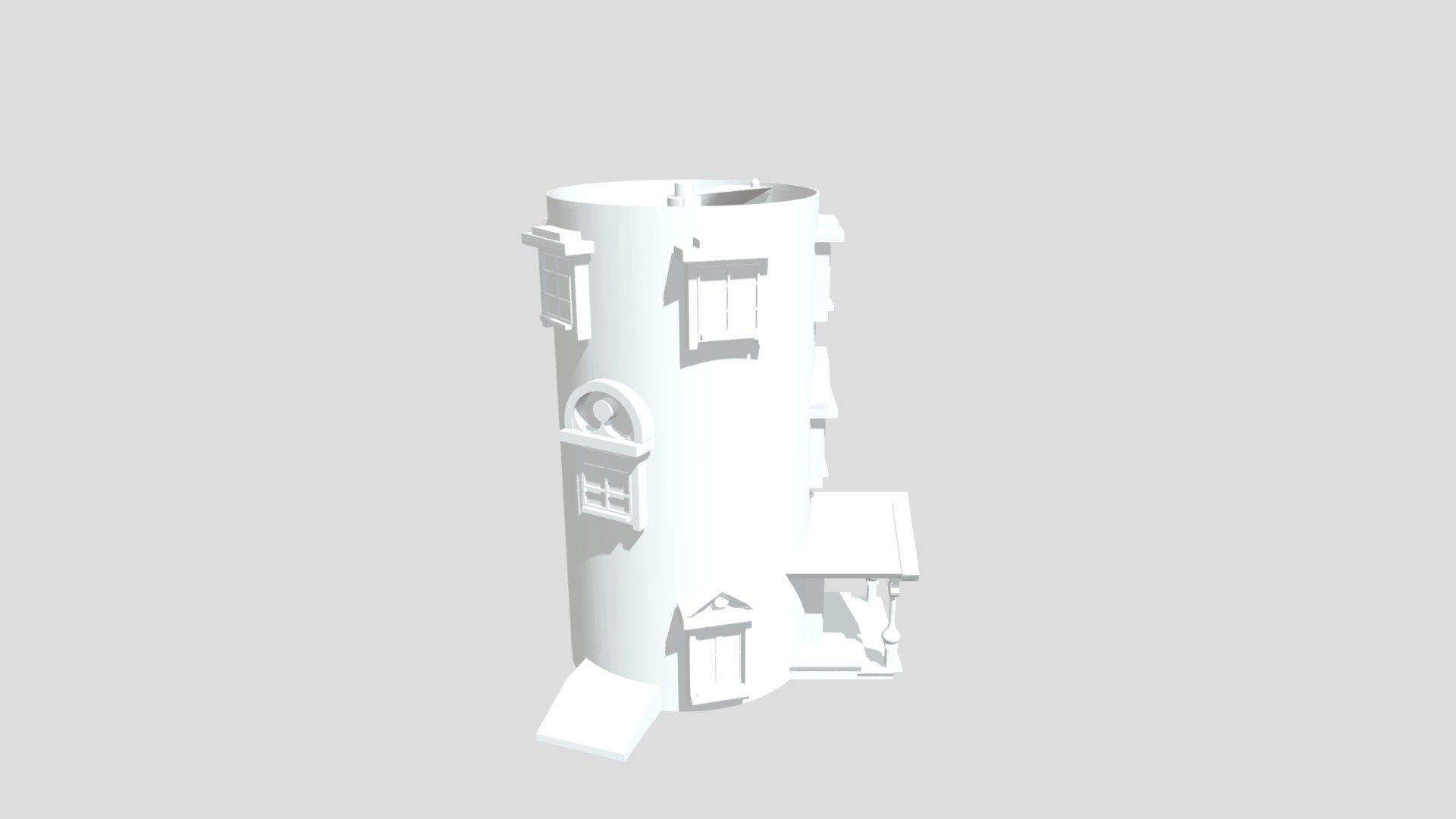 moomin dicetower - 3D model by Puntti2 [00299c5] - Sketchfab