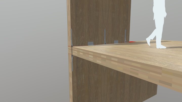 Union Cinco CLT (cross laminated timber) 3D Model