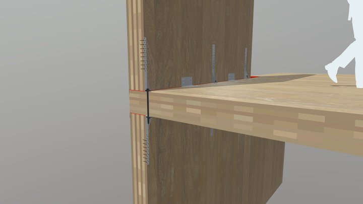 Union Cinco CLT (cross laminated timber) 3D Model