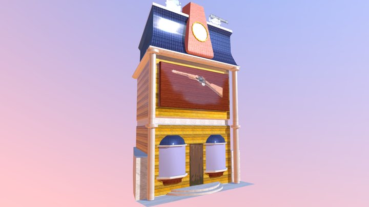 Armory building 3D Model