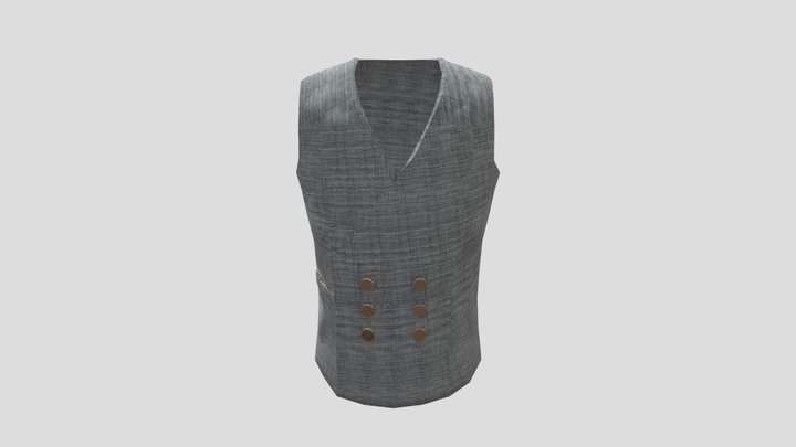 Suit vest 3D Model