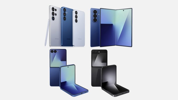 Samsung Galaxy S25 and Flip 7 (FE) and Fold 7