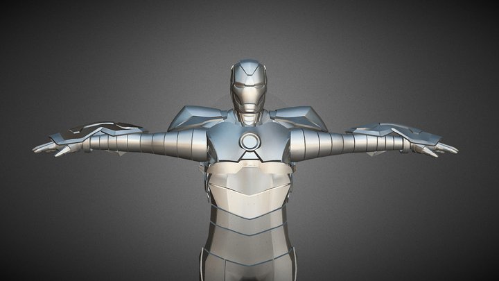 Iron Man Mark 72 Mysterium Armor 3D Model