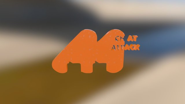 MCA Logo First trial 3D Model